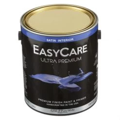 EasyCare Ultra Premium Interior Satin Latex Enamel Paint, 1-Gallon -Home Improvement Sales Shop 258944 5 1