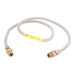 LDR Industries 48" Stainless Steel Gas Connector 5/8"OD, 3/4"F x 3/4"M 3 LDR Industries 48" Stainless Steel Gas Connector 5/8"OD, 3/4"F x 3/4"M