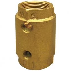 Water Source Two-Hole Brass Control Center Check Valve