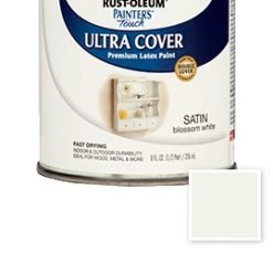Rust-Oleum PAINTER'S TOUCH ULTRA COVER Ultra Cover Multi-Purpose Satin Brush-on- Half Pint