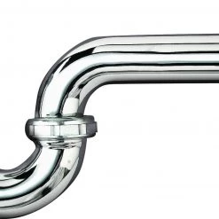 Plumb Pak P Trap Chrome 1 1/4" x 1 1/4"