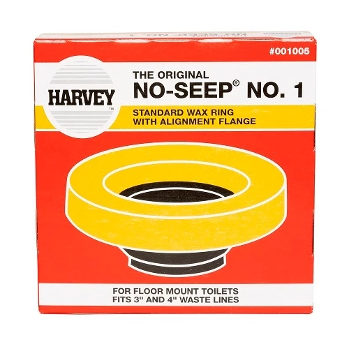Harvey No-Seep No. 1 Wax Ring w/ Sleeve 3 Harvey No-Seep No. 1 Wax Ring w/ Sleeve