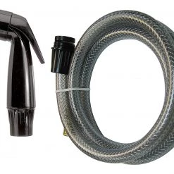 Plumb Pak Faucet Hose and Spray 4-Foot, Black