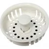 Plumb Pak Strainer Basket Replacement w/Adjustable Post, White 2 Plumb Pak Strainer Basket Replacement w/Adjustable Post, White -Home Improvement Sales Shop 270296 1 1