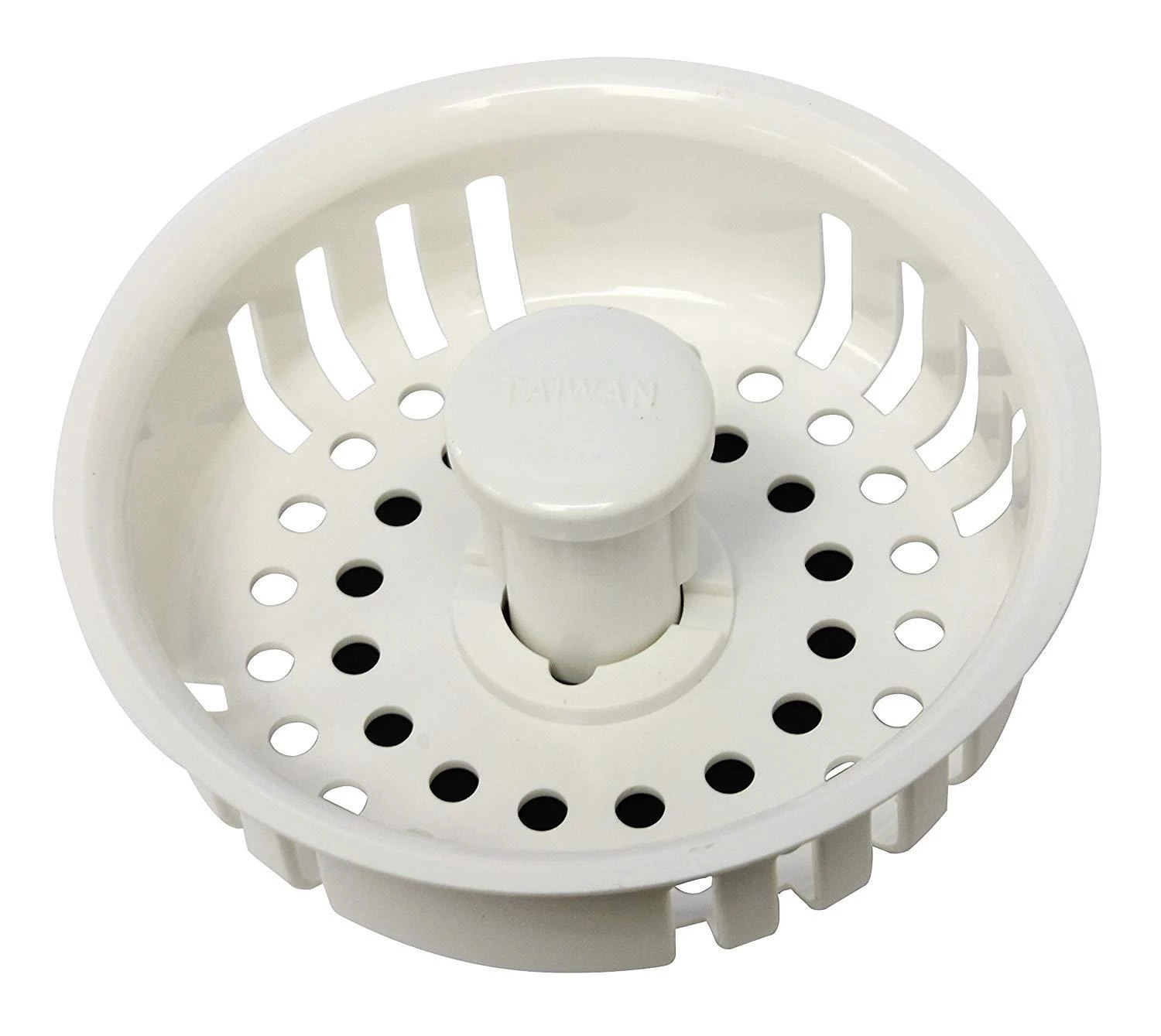 Plumb Pak Strainer Basket Replacement w/Adjustable Post, White 3 Plumb Pak Strainer Basket Replacement w/Adjustable Post, White