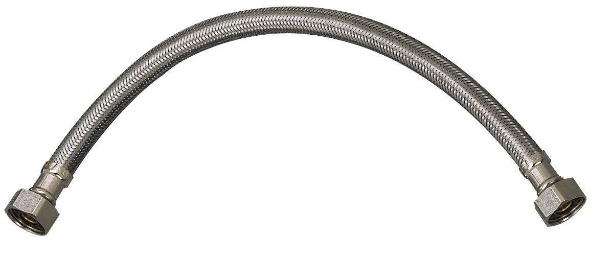 Faucet Supply 1/2FIPx1/2FIP 16"SS 3 Faucet Supply 1/2FIPx1/2FIP 16"SS