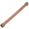 Homewerks 3/4 in. FIP T x 3/4 in. D FIP 24 in. Copper Water Heater Supply Line -Home Improvement Sales Shop 270490 1