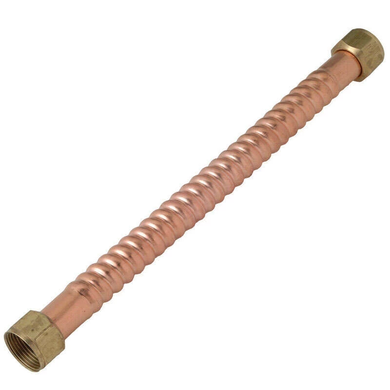Homewerks 3/4 in. FIP T x 3/4 in. D FIP 24 in. Copper Water Heater Supply Line 3 Homewerks 3/4 in. FIP T x 3/4 in. D FIP 24 in. Copper Water Heater Supply Line