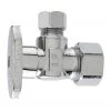 Plumb Pak 1/4 Turn Angle Valve 1/2' Nominal Copper Inlet by 3/8' OD Outlet