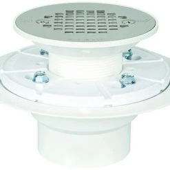 Sioux Chief 2" PVC Shower Pan Drain w/ Stainless Steel Strainer