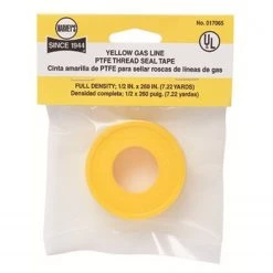 Harvey ½" x 260" Yellow Gas Line PTFE Thread Seal Tape 5 Harvey ½" x 260" Yellow Gas Line PTFE Thread Seal Tape -Home Improvement Sales Shop 28800075 2
