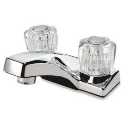 Homewerks Lavatory Faucet, 2-Handles, Chrome