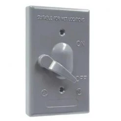 Hubbell 1-Gang Weatherproof 3-Way Toggle Switch -Home Improvement Sales Shop 2960003 2