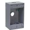 Hubbell 1-Gang Weatherproof Box with 3/4 in Threaded Outlets 2 Hubbell 1-Gang Weatherproof Box with 3/4 in Threaded Outlets -Home Improvement Sales Shop 2960006 2
