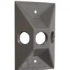 Hubbell 1-Gang Weatherproof Cluster Cover, Three Threaded Outlets 2 Hubbell 1-Gang Weatherproof Cluster Cover, Three Threaded Outlets -Home Improvement Sales Shop 2960008