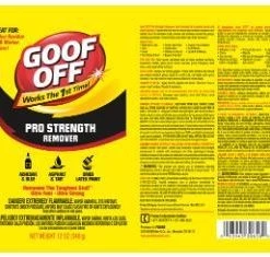 Goof Off Pro Strength Remover - 12 oz. Aerosol -Home Improvement Sales Shop 30050017 2