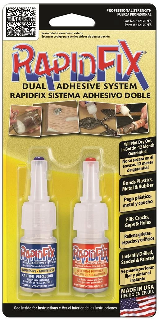 RapidFix Hardware Dual Adhesive System, 10 ML 3 RapidFix Hardware Dual Adhesive System, 10 ML