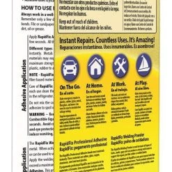RapidFix Hardware Dual Adhesive System, 10 ML 5 RapidFix Hardware Dual Adhesive System, 10 ML -Home Improvement Sales Shop 3100018 2