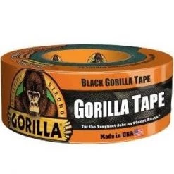 Gorilla 1.88" 17 mil 12 Yard Roll Black Tape
