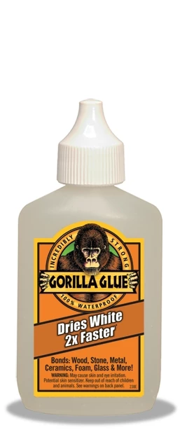 Gorilla Glue, Dries White 2X Faster 3 Gorilla Glue, Dries White 2X Faster