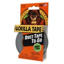Gorilla Duct Tape To Go, 17 mil Black