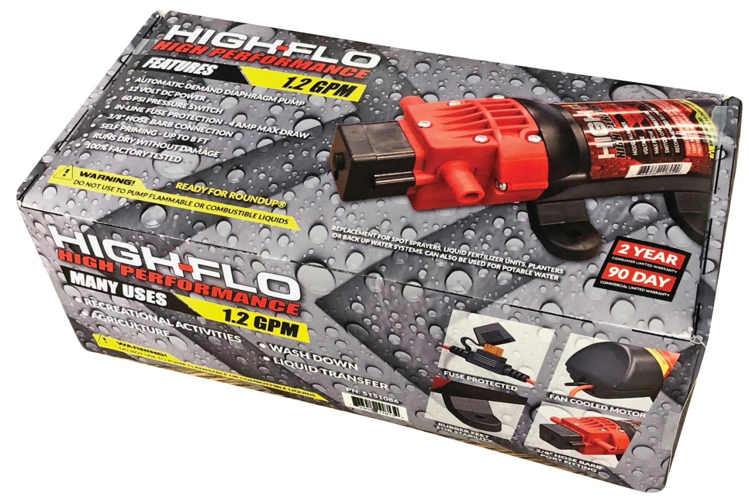 Fimco High-Flo 12 Volt Pump 1.2 GPM 4 Fimco High-Flo 12 Volt Pump 1.2 GPM - Image 2