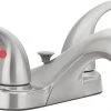 Homewerks Aqua Vista Two Handle Bathroom Sink Faucet, Brushed Nickel -Home Improvement Sales Shop 33130010 1