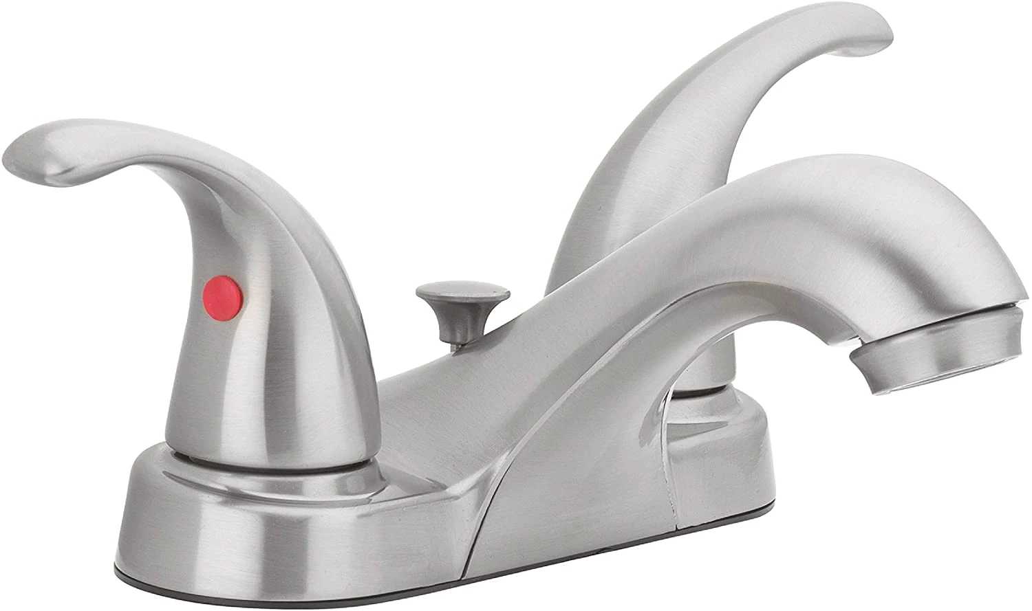 Homewerks Aqua Vista Two Handle Bathroom Sink Faucet, Brushed Nickel 3 Homewerks Aqua Vista Two Handle Bathroom Sink Faucet, Brushed Nickel