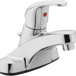 Homewerks Aqua Vista Single Handle Bathroom Faucet, Chrome