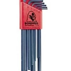 Bondhus 9 pc. Balldriver L-Wrenches Set, 1.5mm - 10mm