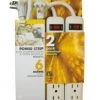 Prime Wire & Cable 6-Outlet Power Strips with 3-Foot Cord, White, 2-Pack -Home Improvement Sales Shop 34750041