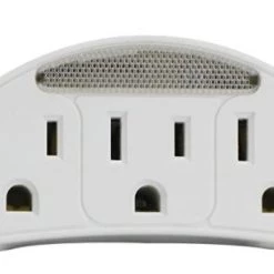 Prime Outlet Power Tap with Photocell Nightlight, White