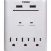 Prime 3-Outlet 950 Joule Surge Tap w/2-Port 3.4A USB Charger -Home Improvement Sales Shop 34750097