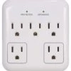 Prime Wire 5-Outlet Small Appliance Appliance Surge Protector, White