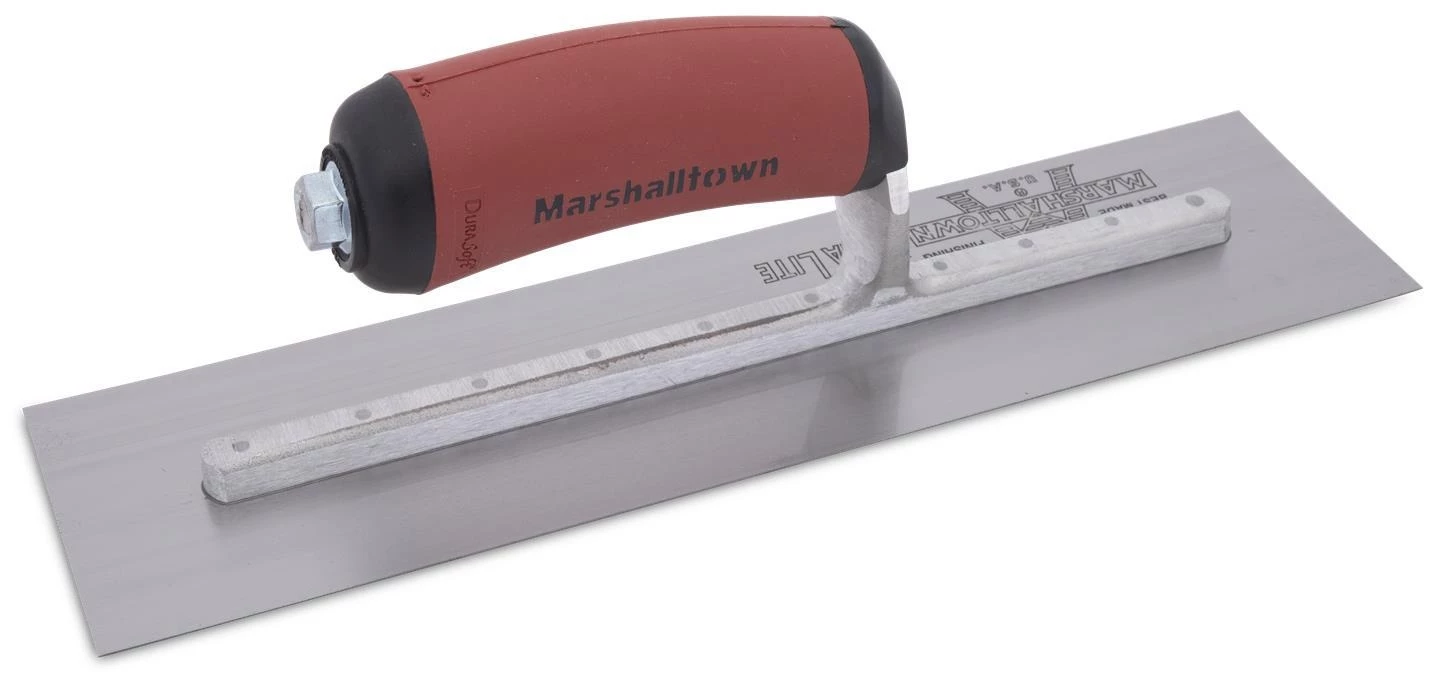 Marshalltown 11" x 4-1/2" Finishing Trowel Curved - w/DuraSoft Handle 7 Marshalltown 11" x 4-1/2" Finishing Trowel Curved - w/DuraSoft Handle - Image 5