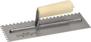 Marshalltown 1/4" x 1/4" x 1/4" Square Notched Trowel 3 Marshalltown 1/4" x 1/4" x 1/4" Square Notched Trowel