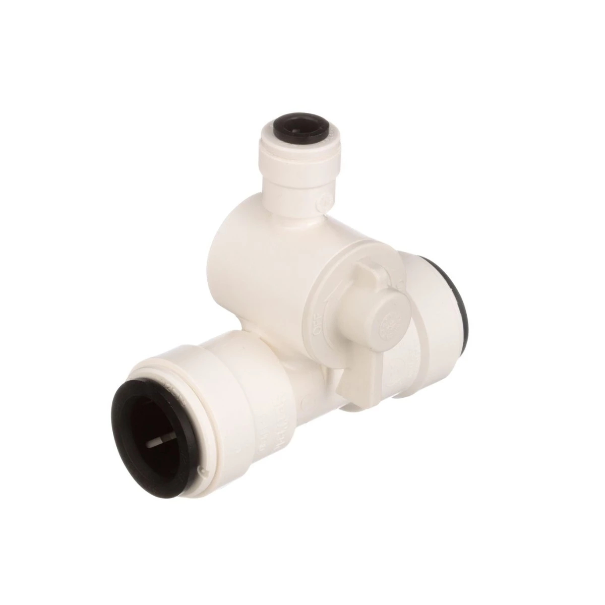 AquaLock 1/4 in OD x 1/2 in CTS Plastic Quick Connect Icemaker Valve 3 AquaLock 1/4 in OD x 1/2 in CTS Plastic Quick Connect Icemaker Valve