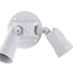 Hubbell 4-inch Round Waterproof cover for 75-150W Par 38 with 2 Lamp holders -Home Improvement Sales Shop 36870233 2