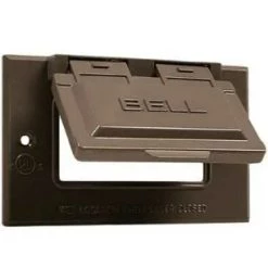 Hubbell Bell 1-Gang Horizontal Weatherproof Cover -Home Improvement Sales Shop 36870327 1