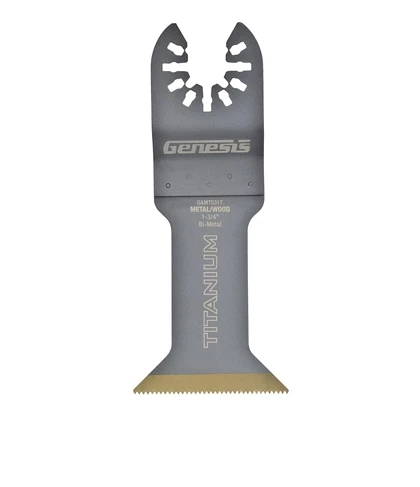 1-3/4" Titanium-Coated Bi-Metal Flush Cut Blade 3 1-3/4" Titanium-Coated Bi-Metal Flush Cut Blade