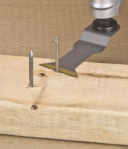 1-3/4" Titanium-Coated Bi-Metal Flush Cut Blade 4 1-3/4" Titanium-Coated Bi-Metal Flush Cut Blade - Image 2