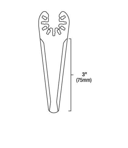 Genesis 3" Tapered Sealant Cutter 5 Genesis 3" Tapered Sealant Cutter - Image 3