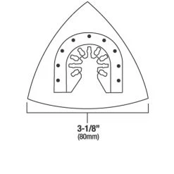 Genesis 3-1/8" Triangular Carbide Rasp -Home Improvement Sales Shop 37750078 3