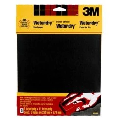 3M Wetordry Sanding Sheets - 9in x 11in