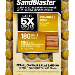 3M SandBlaster Ultra Flexible Medium Sanding Sponge, 4-1/2″ x 2-1/2″ x 1″