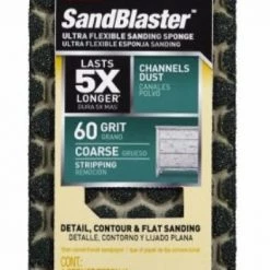 3M SandBlaster Ultra Flexible Medium Sanding Sponge, 4-1/2″ x 2-1/2″ x 1″ -Home Improvement Sales Shop 3790989 60 1