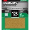 3M SandBlaster Sandpaper with No-Slip Grip, 11" x 9" - 4 Pack -Home Improvement Sales Shop 3791497 1