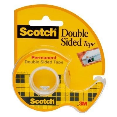 3M Scotch Satin Double Stick Tape - 1/2" x 450" 3 3M Scotch Satin Double Stick Tape - 1/2" x 450"