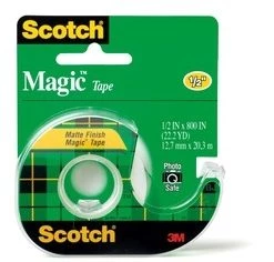 3M Scotch Magic Tape 1/2" x 800"