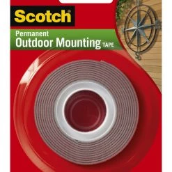 3M Scotch Exterior Mounting Tape - 1"x 60"